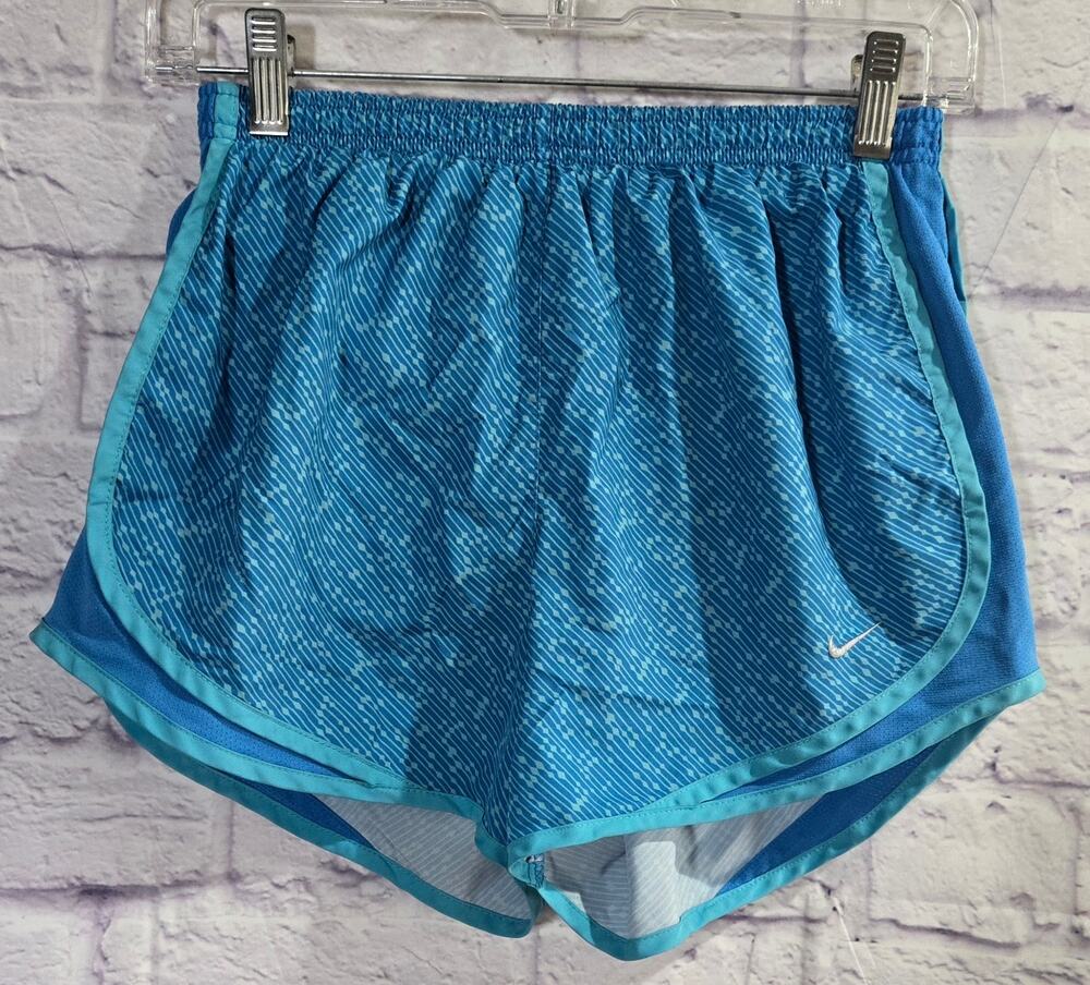 Nike Blue Dri Fit Women's Running Shorts Small Lined Lightweight